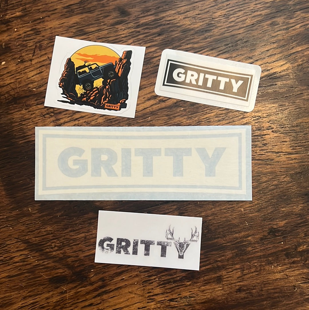 Gritty Decal & Sticker Pack